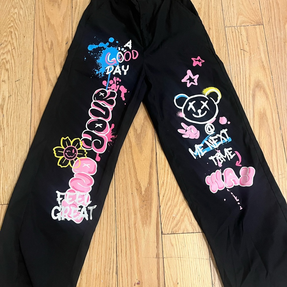 SHEIN Black Teen Sweatpants